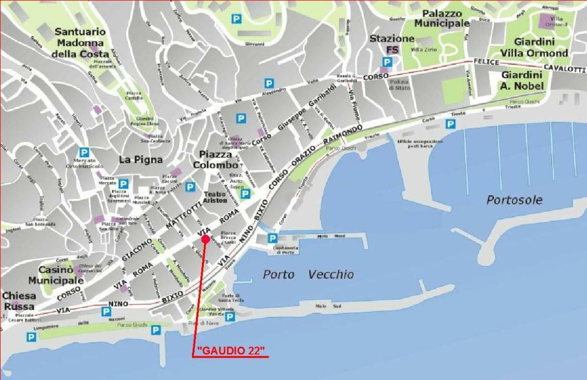 Gaudio 22 Apartment Sanremo Eksteriør bilde
